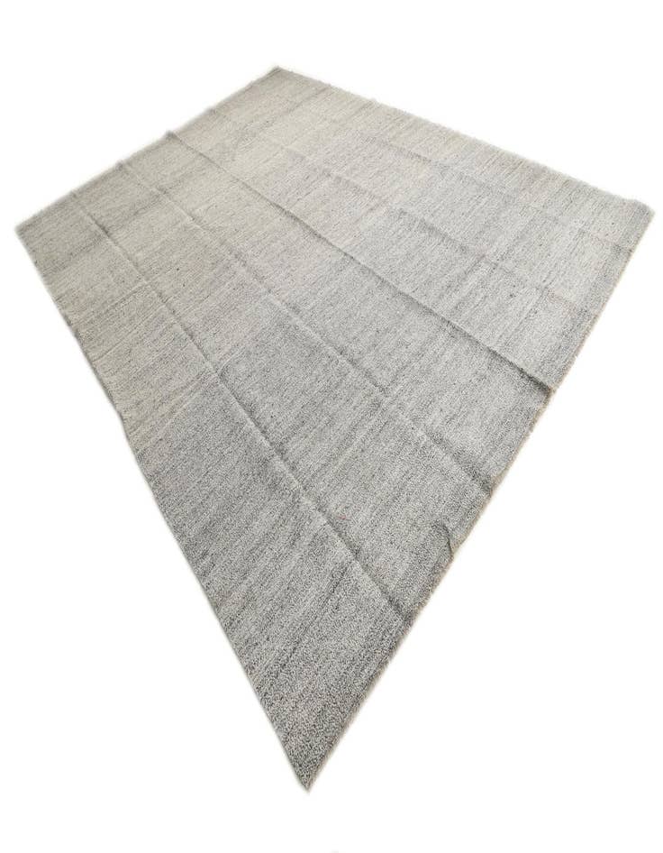 Detail image of 12' 2 x 17' 1  Hand Woven Kilim Modern Wool Rug