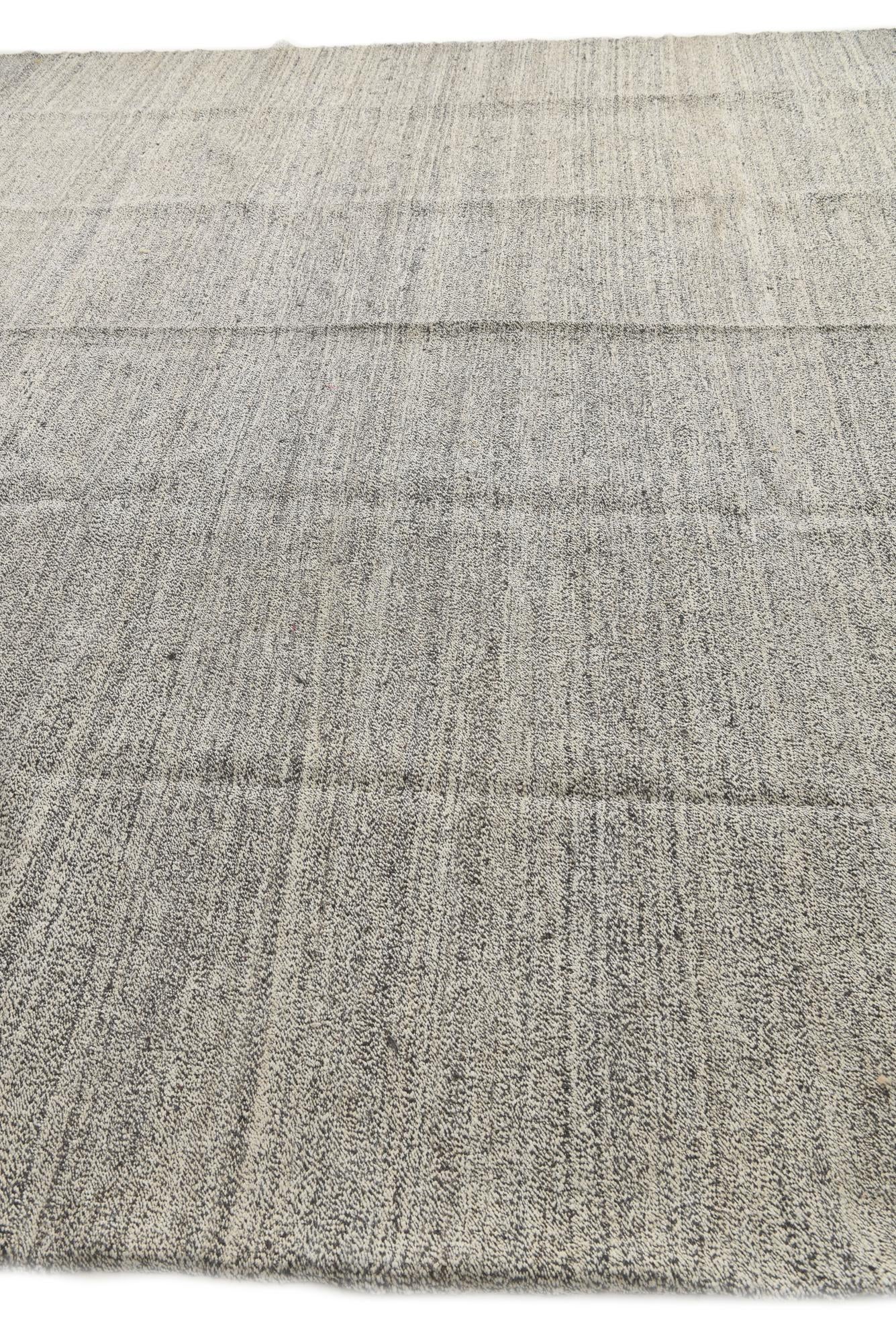 12' 2 x 17' 1 Hand Woven Kilim Modern Wool Rug