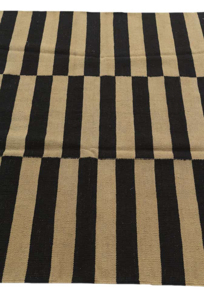 4' 2 x 5' 10 Hand Woven Kilim Modern Wool Rug