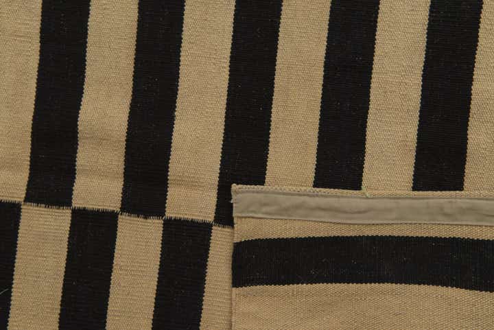 4' 2 x 5' 10 Hand Woven Kilim Modern Wool Rug