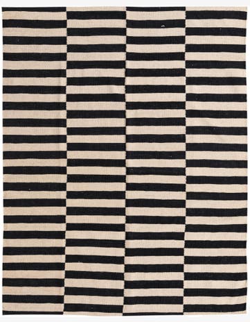 5' x 6' 4 Hand Woven Kilim Modern Wool Rug