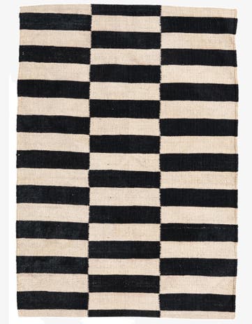 2' 9 x 3' 10 Hand Woven Kilim Modern Wool Rug