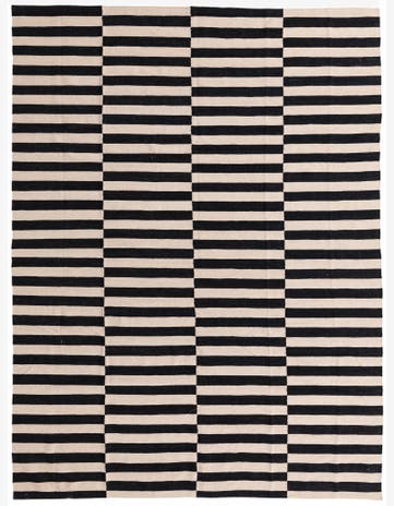 8' 1 x 10' 9 Hand Woven Kilim Modern Wool Rug