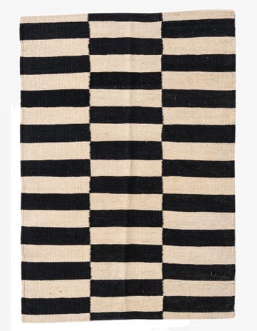 2' 8 x 3' 10 Hand Woven Kilim Modern Wool Rug