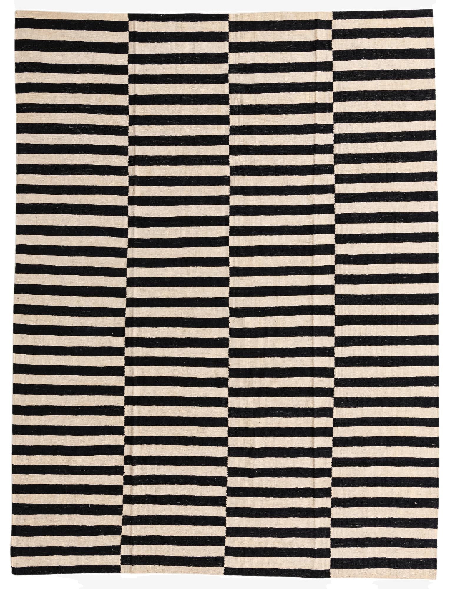 8' 6 x 11' 2  Hand Woven Kilim Modern Wool Rug