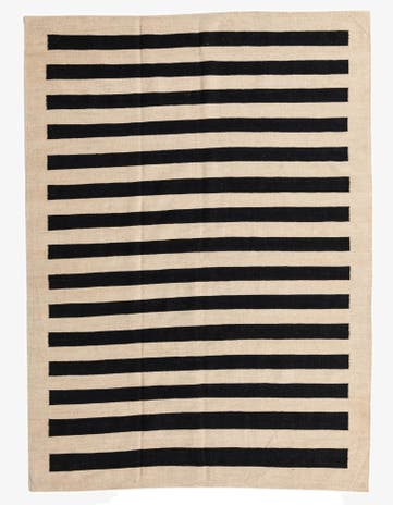 5' 7 x 7' 8 Hand Woven Kilim Modern Wool Rug