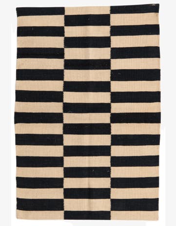 2' 7 x 3' 10 Hand Woven Kilim Modern Wool Rug