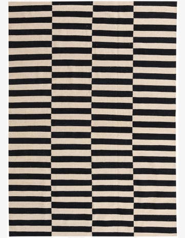 5' 7 x 7' 11 Hand Woven Kilim Modern Wool Rug