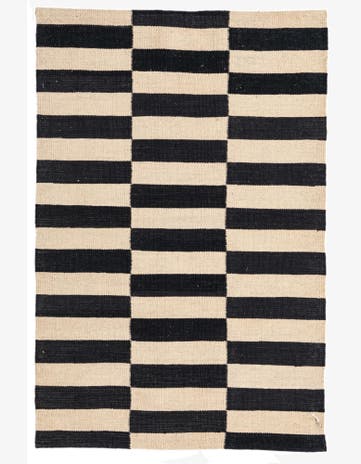 2' 7 x 3' 11 Hand Woven Kilim Modern Wool Rug