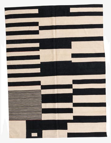5' 7 x 7' 7 Hand Woven Kilim Modern Wool Rug
