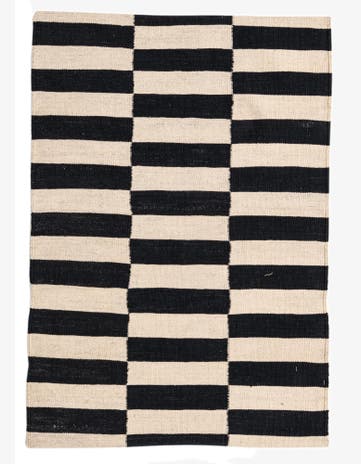 2' 8 x 3' 10 Hand Woven Kilim Modern Wool Rug