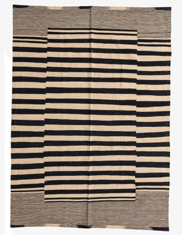 5' 6 x 7' 8 Hand Woven Kilim Modern Wool Rug
