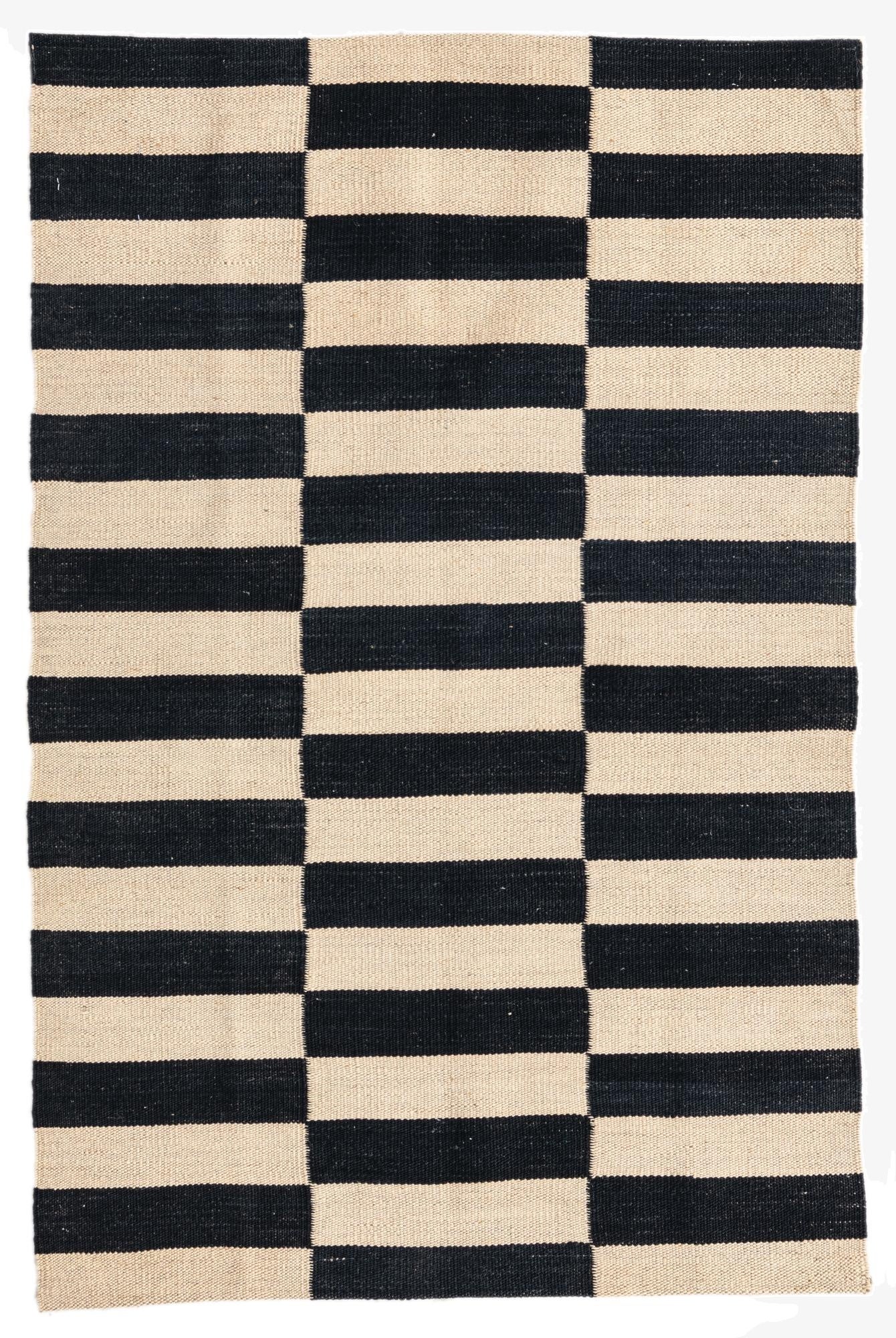 2' 7 x 3' 11  Hand Woven Kilim Modern Wool Rug