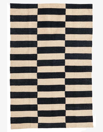 2' 7 x 3' 11 Hand Woven Kilim Modern Wool Rug