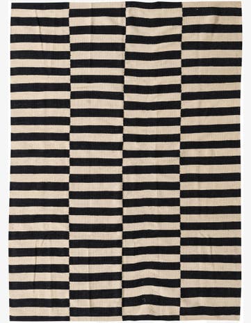 5' 5 x 7' 8 Hand Woven Kilim Modern Wool Rug