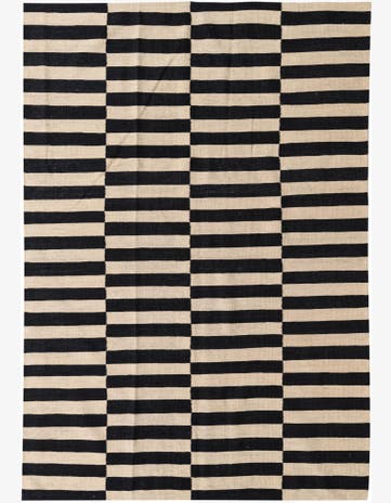5' 8 x 7' 10 Hand Woven Kilim Modern Wool Rug