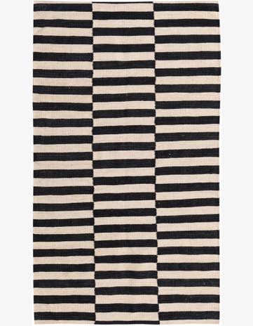 3' 6 x 6' 4 Hand Woven Kilim Modern Wool Rug