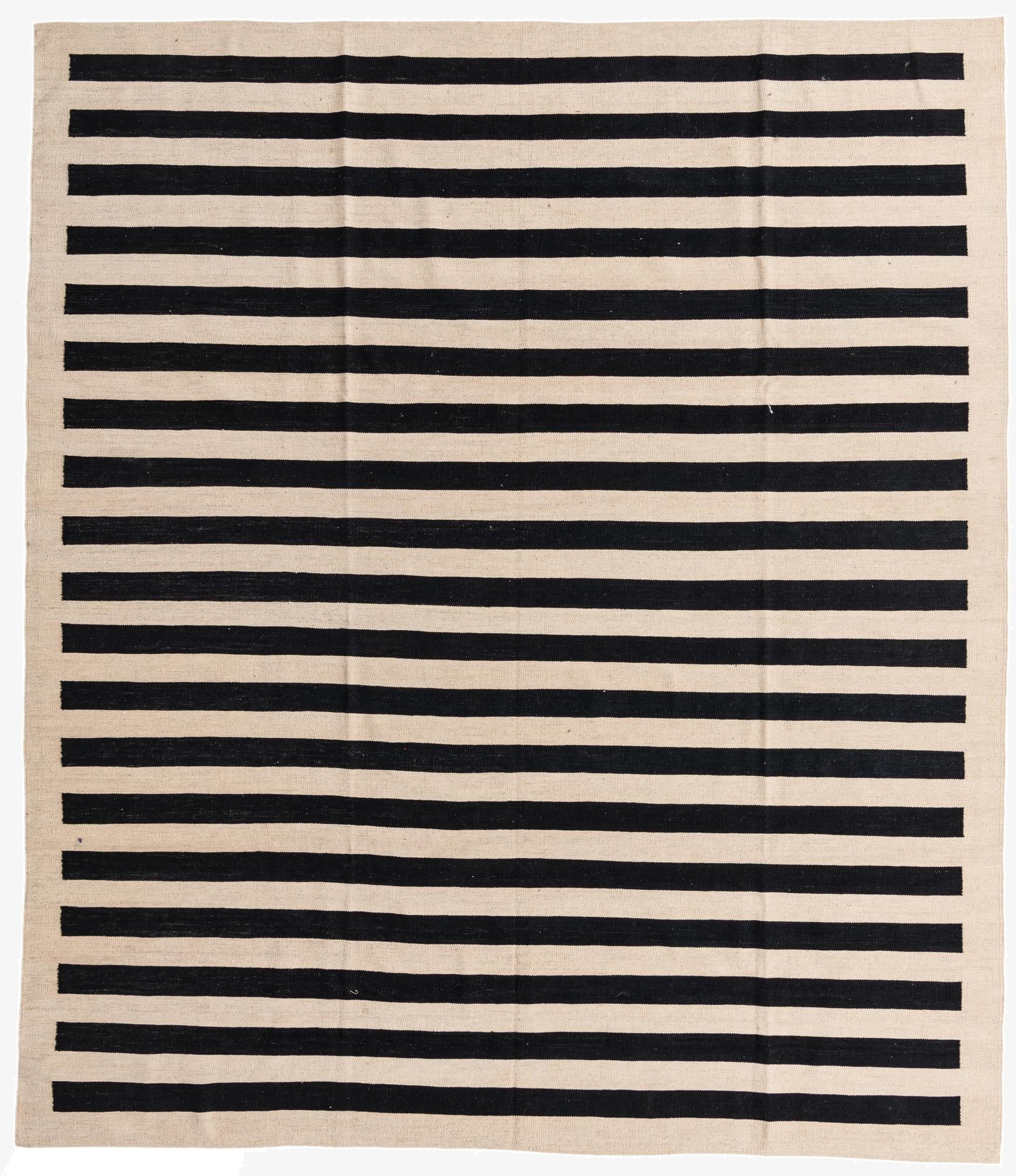 8' 6 x 9' 9  Hand Woven Kilim Modern Wool Rug