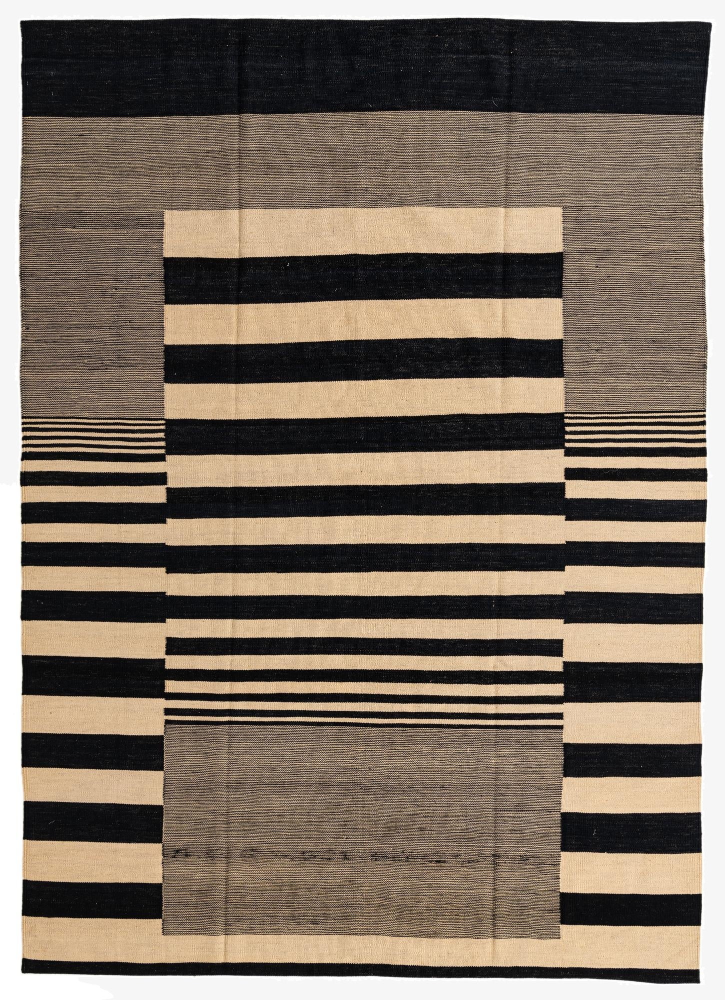 7' x 9' 9  Hand Woven Kilim Modern Wool Rug