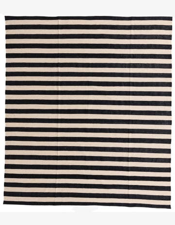 8' 6 x 9' 8 Hand Woven Kilim Modern Wool Rug