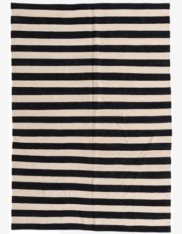 5' 7 x 8' Hand Woven Kilim Modern Wool Rug