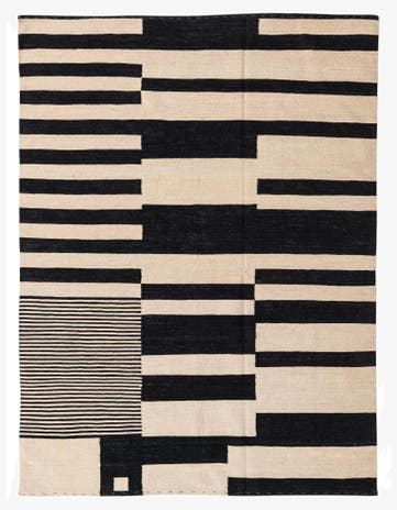 5' 8 x 7' 8 Hand Woven Kilim Modern Wool Rug