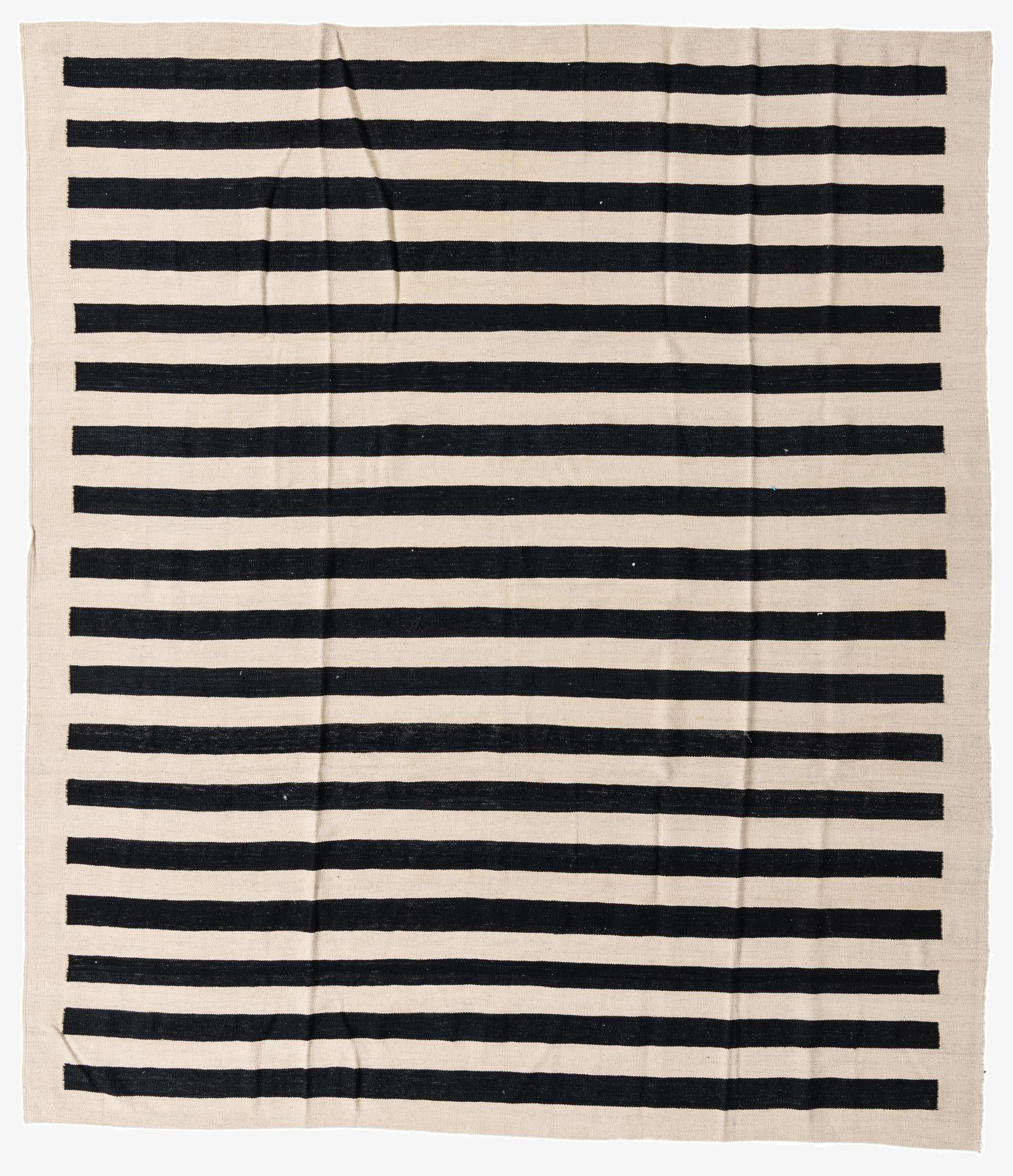 8' 3 x 9' 7  Hand Woven Kilim Modern Wool Rug