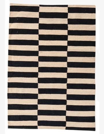 3' 3 x 4' 8 Hand Woven Kilim Modern Wool Rug