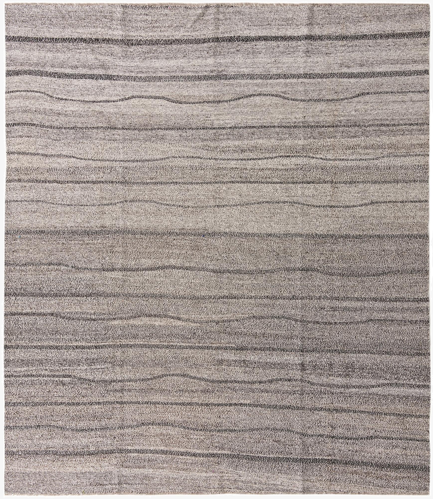 8' 8 x 10'  Hand Woven Kilim Modern Wool Rug