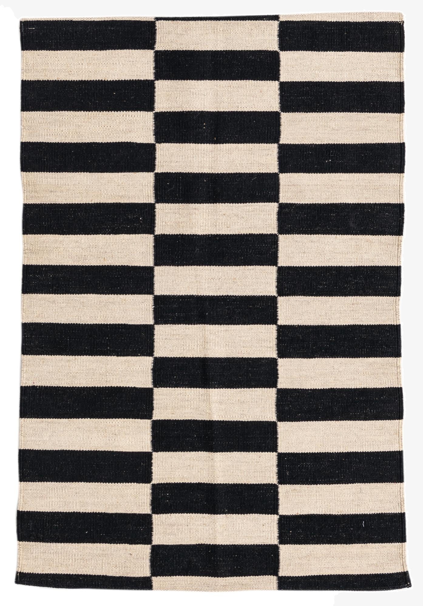 2' 7 x 3' 10  Hand Woven Kilim Modern Wool Rug