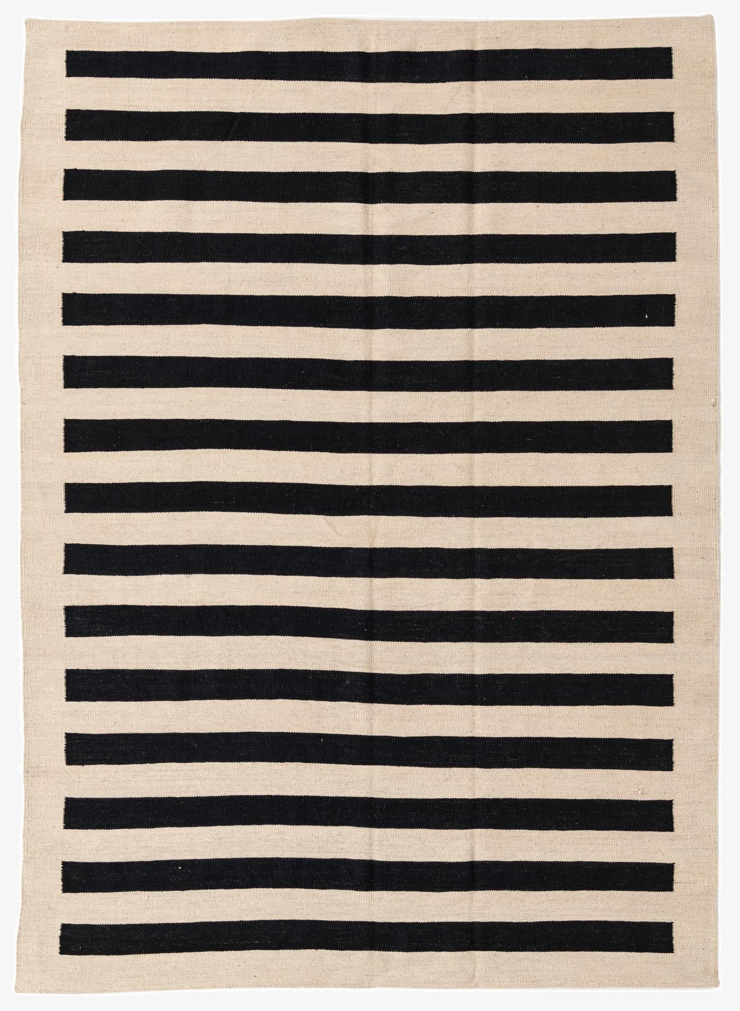 5' 7 x 7' 7  Hand Woven Kilim Modern Wool Rug