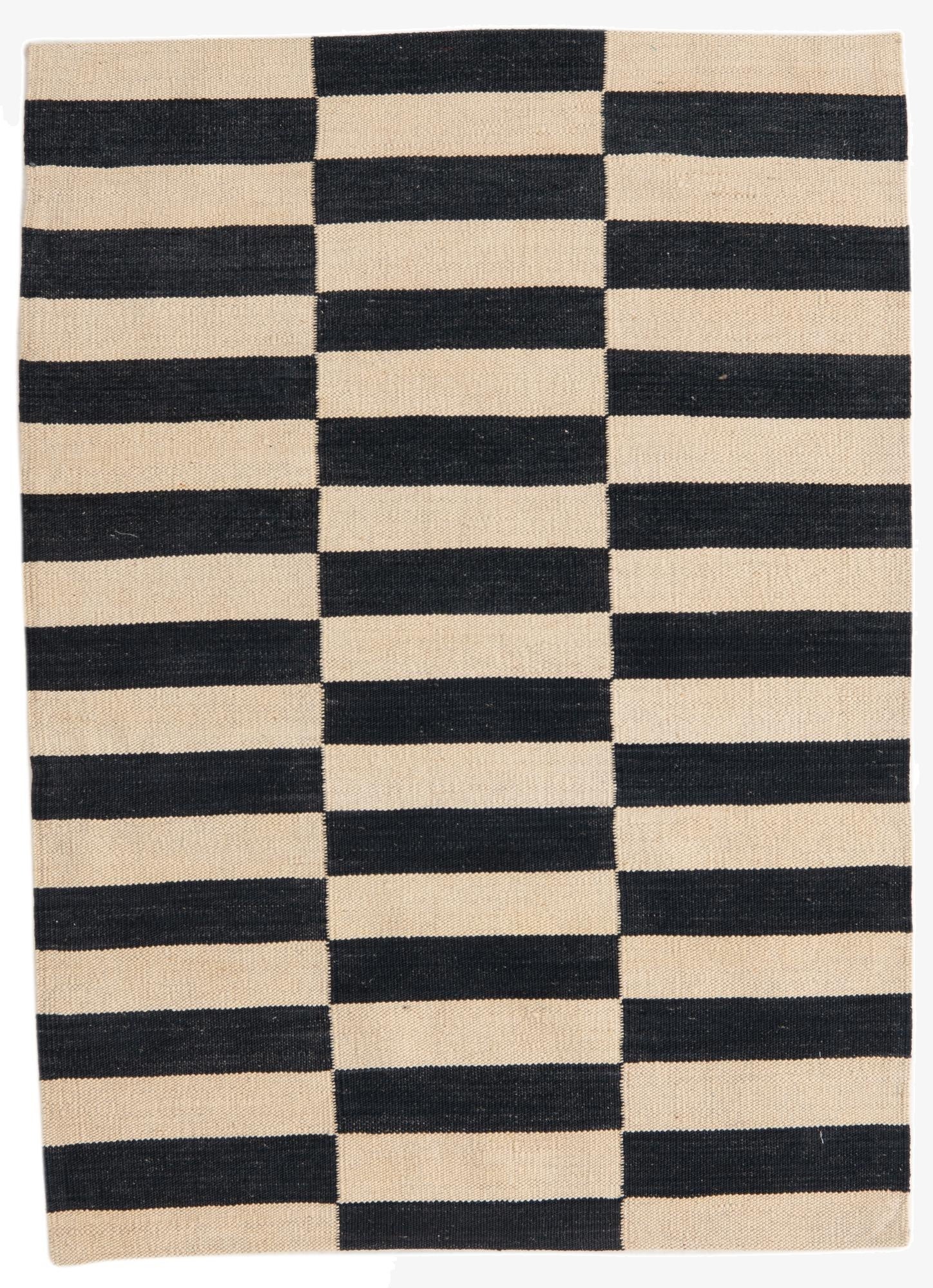 2' 10 x 3' 10  Hand Woven Kilim Modern Wool Rug