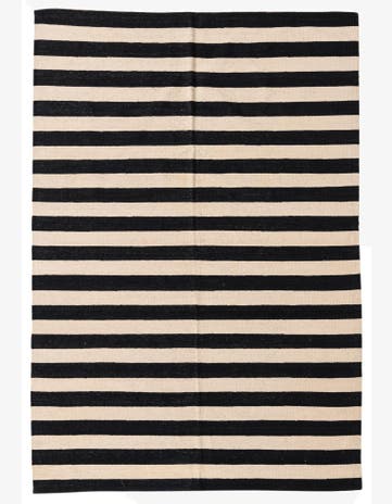 5' 7 x 8' 3 Hand Woven Kilim Modern Wool Rug