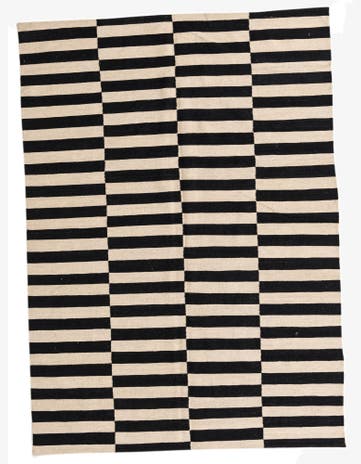 5' 7 x 7' 9 Hand Woven Kilim Modern Wool Rug