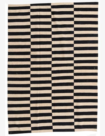 5' 7 x 8' Hand Woven Kilim Modern Wool Rug