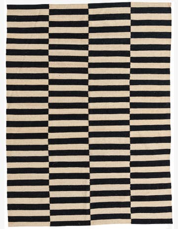 5' 9 x 7' 10 Hand Woven Kilim Modern Wool Rug
