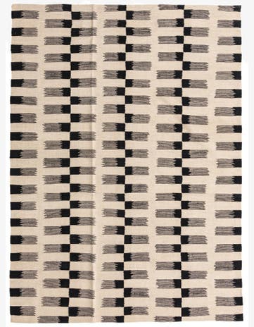 5' 8 x 7' 9 Hand Woven Kilim Modern Wool Rug