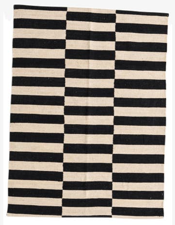 3' 5 x 4' 7 Hand Woven Kilim Modern Wool Rug