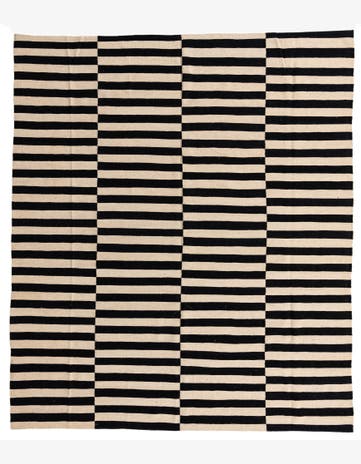 8' 4 x 9' 8 Hand Woven Kilim Modern Wool Rug