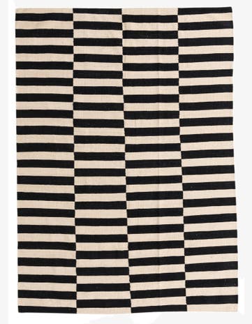 5' 8 x 7' 11 Hand Woven Kilim Modern Wool Rug