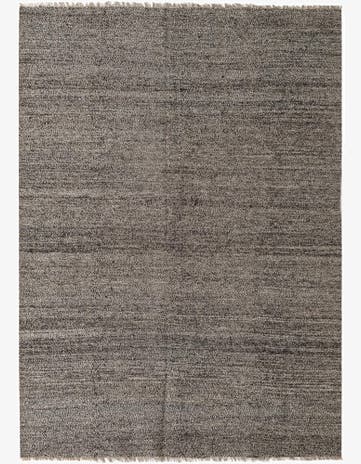 6' 9 x 9' 5 Hand Woven Kilim Modern Wool Rug