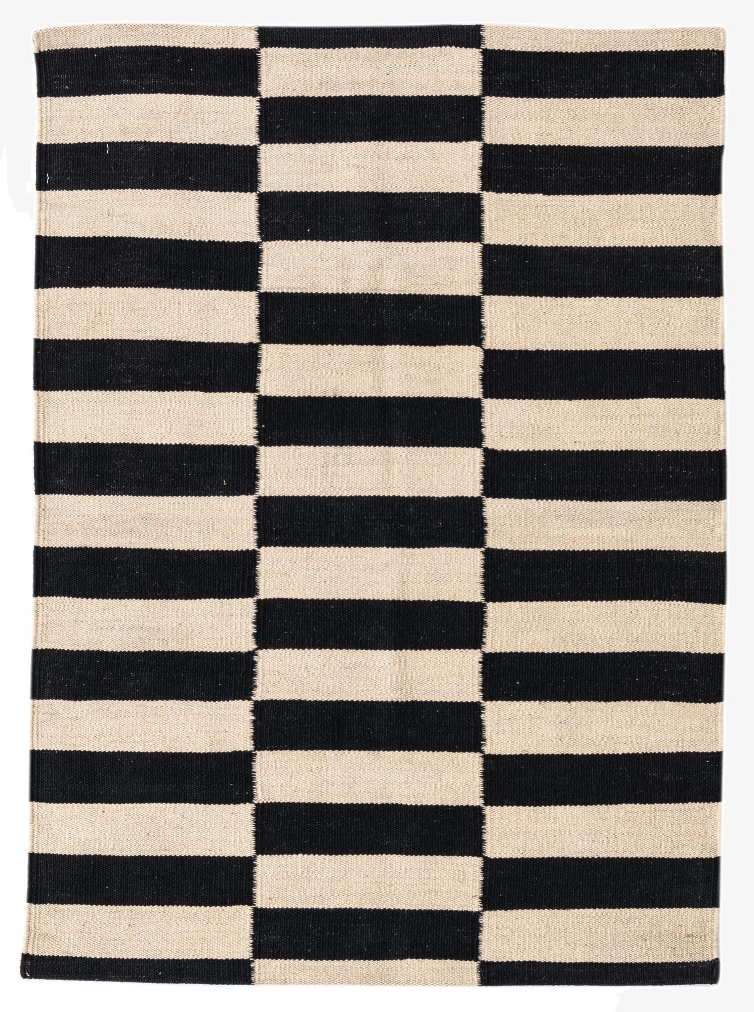 2' 9 x 3' 10  Hand Woven Kilim Modern Wool Rug