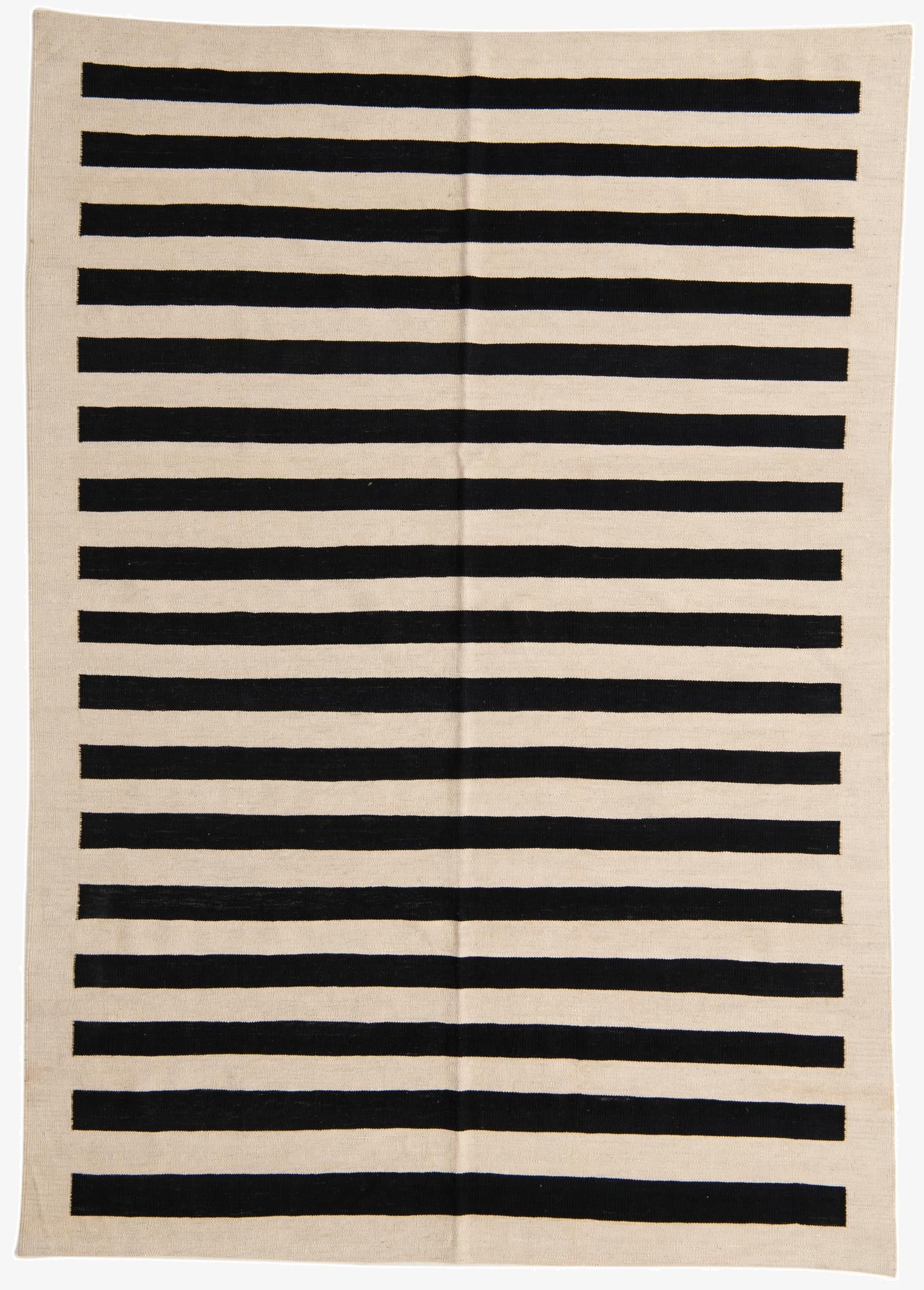 6' 8 x 9' 5  Hand Woven Kilim Modern Wool Rug