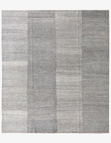 8' 7 x 9' 9 Hand Woven Kilim Modern Wool Rug