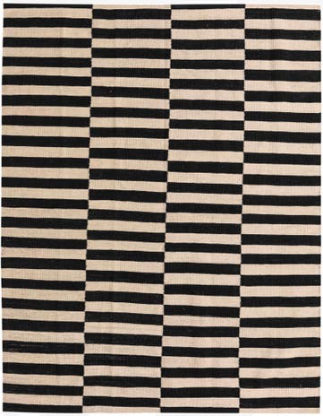 5' x 6' 5 Hand Woven Kilim Modern Wool Rug