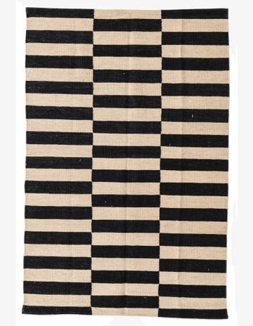 3' 4 x 5' Hand Woven Kilim Modern Wool Rug