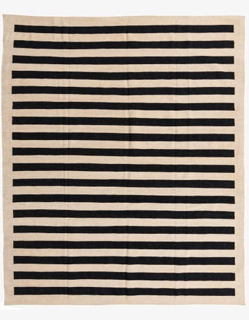 8' 3 x 9' 9 Hand Woven Kilim Modern Wool Rug