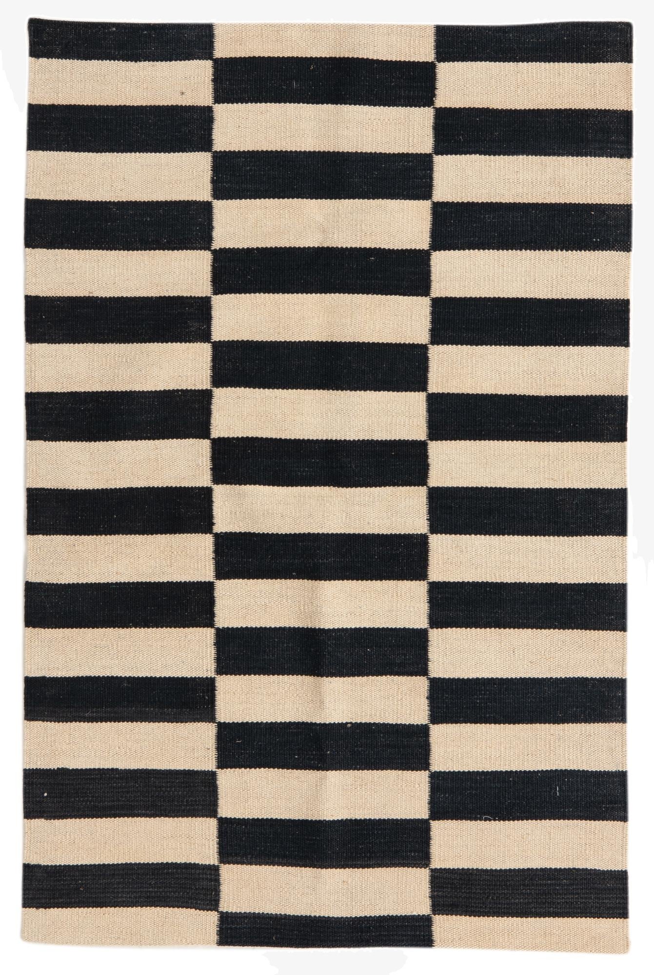 80cm x 122cm  Hand Woven Kilim Modern Wool Rug