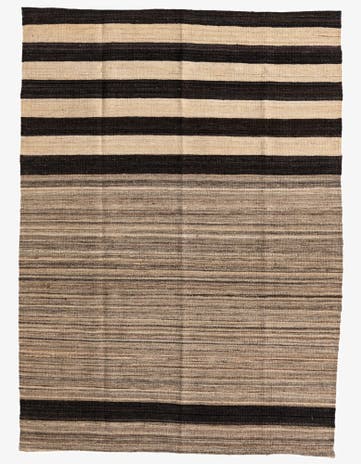 4' 2 x 5' 10 Hand Woven Kilim Modern Wool Rug