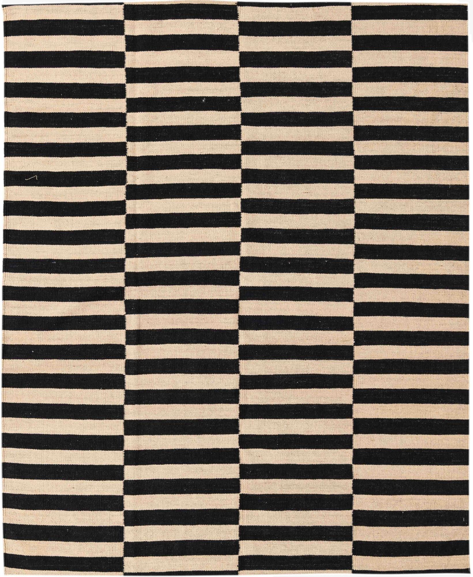 5' x 6' 2  Hand Woven Kilim Modern Wool Rug